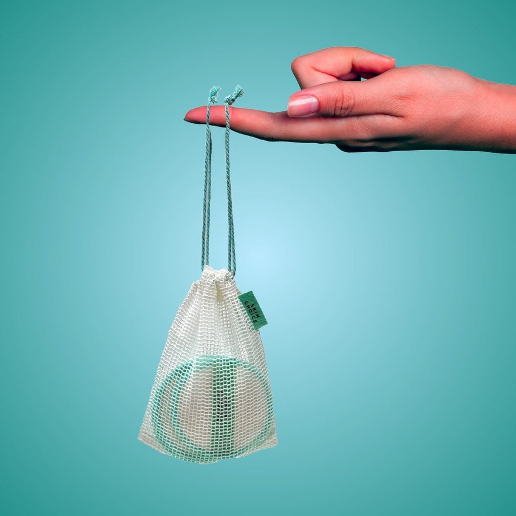 Reusable Cotton Rounds with Mesh Pouch