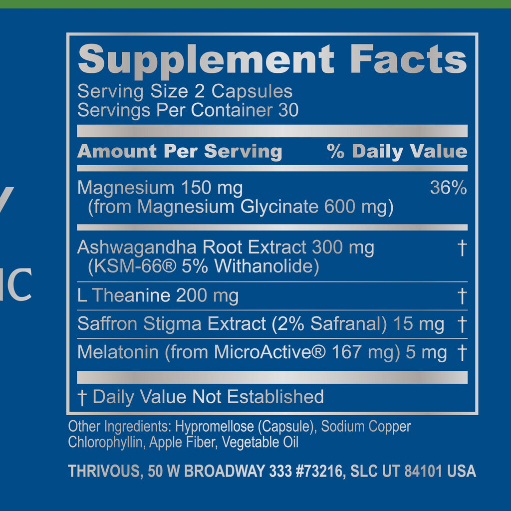 Serenity Nightly Nootropic